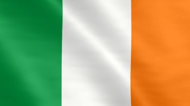 Animierte Flagge von Irland