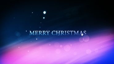 Xmas particles intro - Merry Christmas