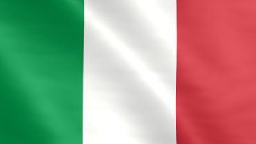 Animierte Flagge von Italien
