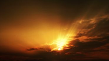 Sunset clouds time lapse