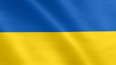 Animierte Flagge der Ukraine