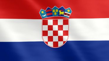 Animated flag of Croatia