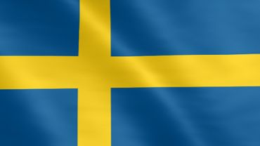 Animated flag of Sweden