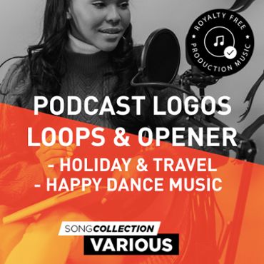 Podcast Logos Loops & Opener - Holiday & Travel - Happy Dance Music