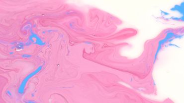 Pink and blue liquid