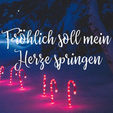 Fröhlich soll mein Herze springen