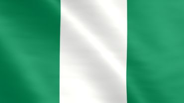 Animierte Flagge von Nigeria