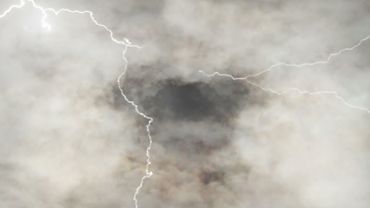 Clouds and lightning