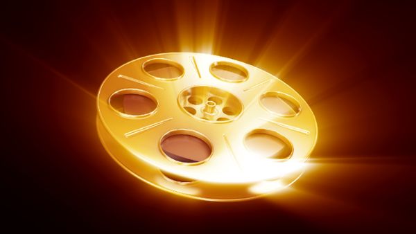 Gold Film Reel 