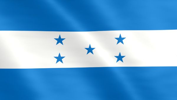 Animierte Flagge von Honduras