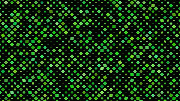 Green Squares Pattern