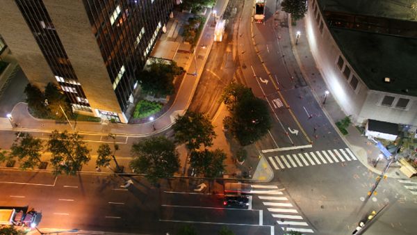 Night Time Road Work