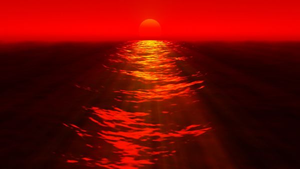 Dark Red  Sea