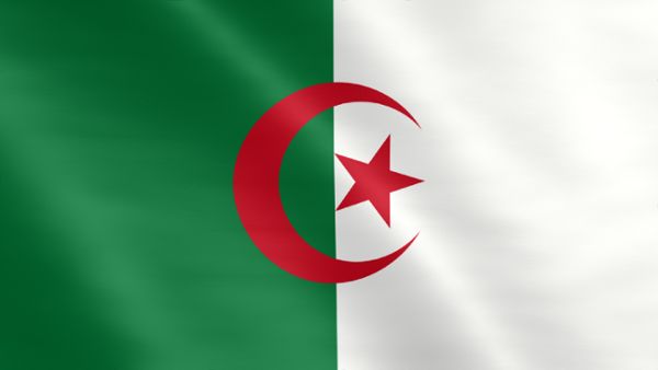 Animierte Flagge von Algerien