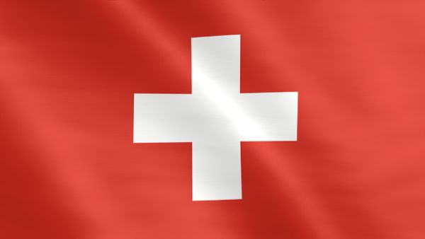 Animierte Flagge der Schweiz