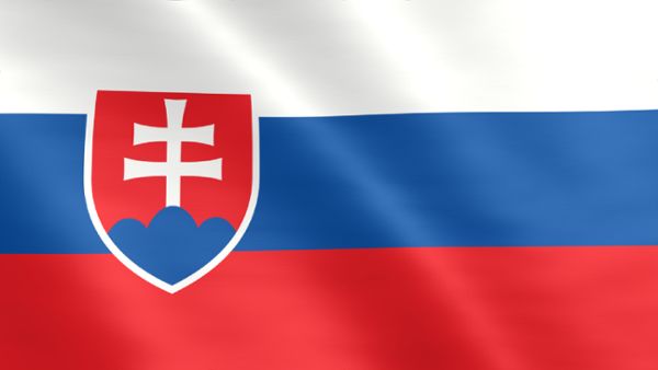 Animated flag of Slovakia