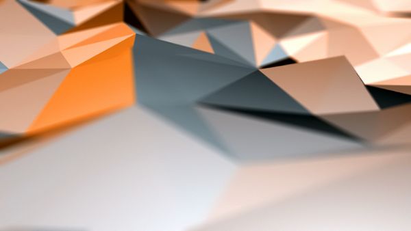 Low Poly Shapes Surface