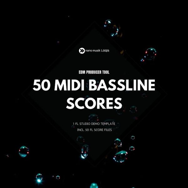 50 MIDI Bassline Scores