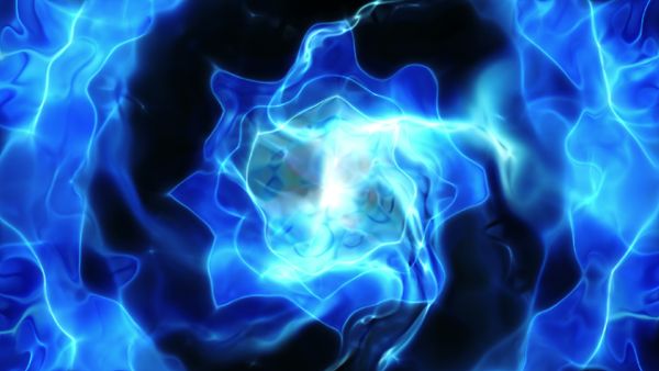 Abstract blue energy background