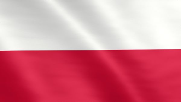 Animated flag of Poland