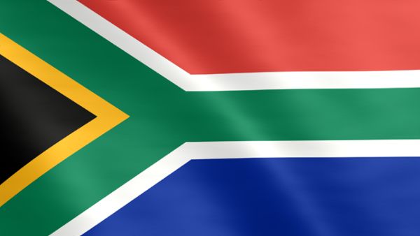 Animated flag of South Africa