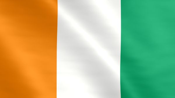 Animated flag of Ivory Coast