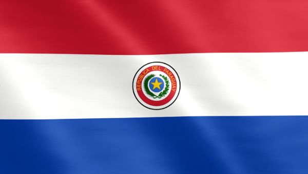 Animierte Flagge von Paraguay