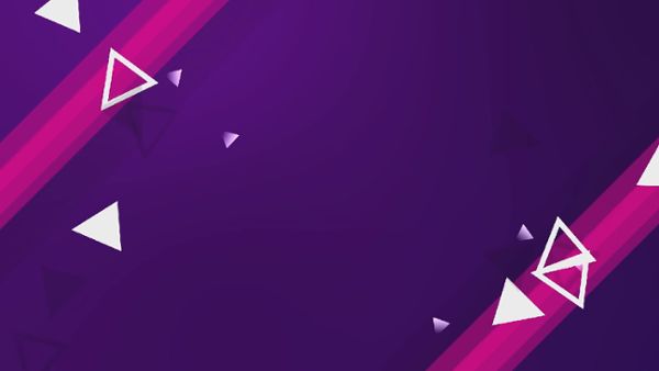 Animation of purple background and white triangles