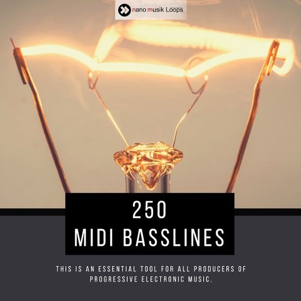 250 MIDI Basslines