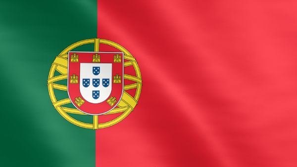 Animated flag of Portugal