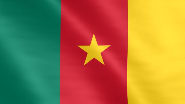 Animated flag of Cameroon