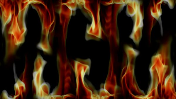 Real fire top bottom