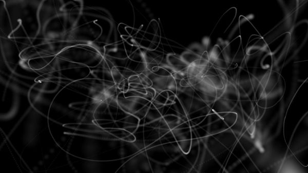 Abstract white smoke