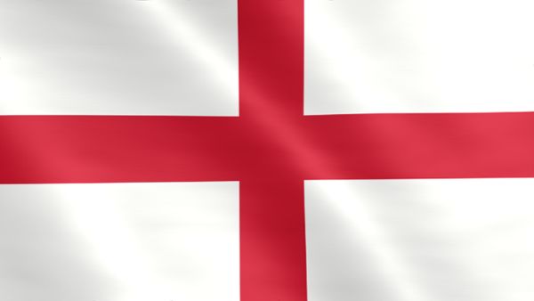 Animierte Flagge von England
