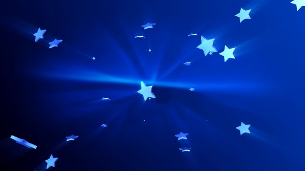 Stars Background Blue